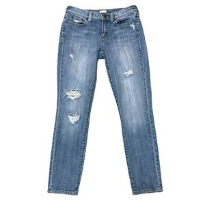 J. Crew Distressed Skinny Jeans Size 25